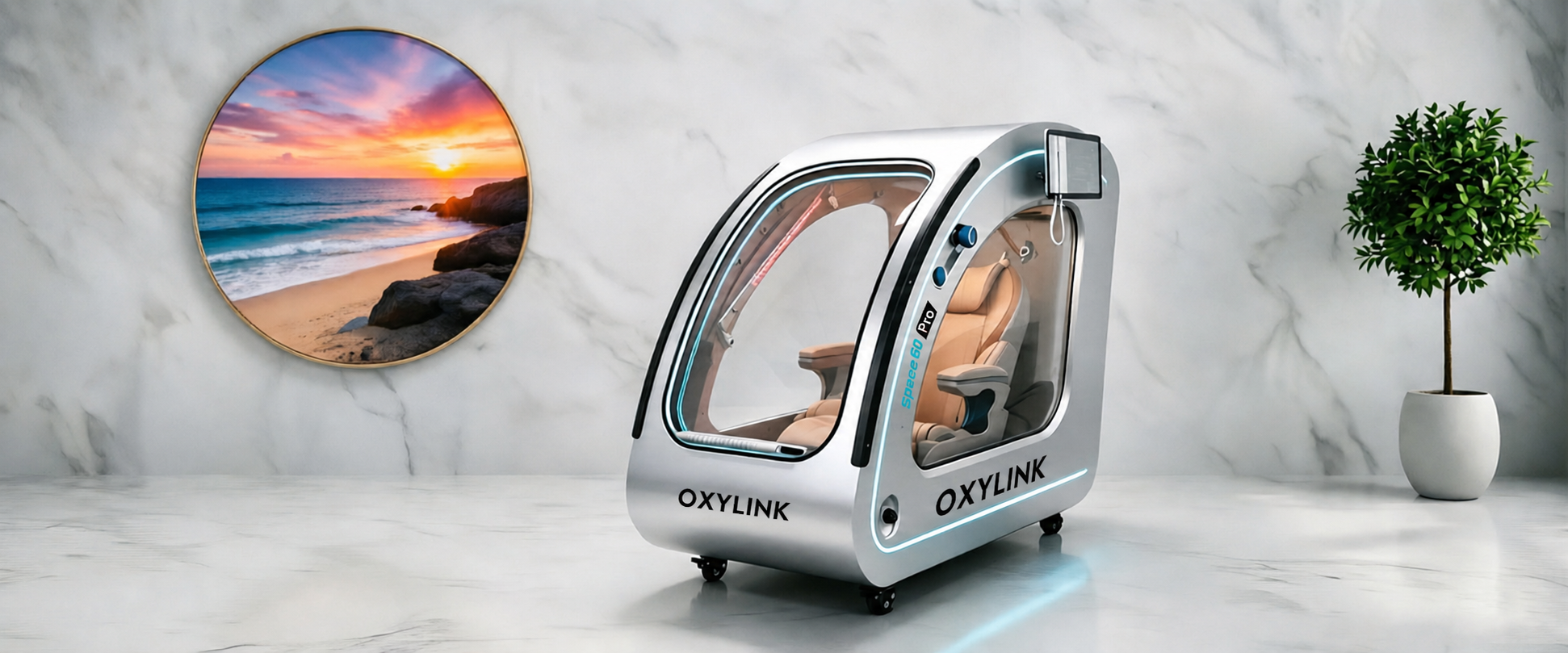 Professional hyperbaric chamber prepared for international delivery